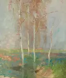 Emilie Mediz-Pelikan, Birches (Chotbor)