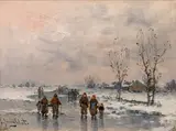 Johann Jungblut, Winter landscape