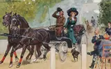 Ludwig Koch, A woman leaving the carriage