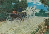 Ludwig Koch, Couple in a carriage