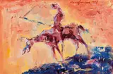Hans Fronius, Riding death