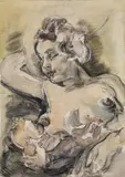 Walter Jacob, Mother with child (wife and daughter of the artist), 1935/1936, oil on canvas