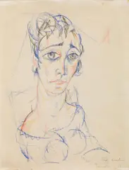 Carry Hauser, Nastassia, 1920, colour pencil on paper