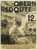 Alfred Roller, Poster "Opernredoute" am 12. Jänner 1929