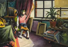 Otto Nückel, Studio, 1936, oil on canvas