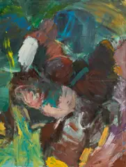 Andi Ehlers, Untitled, 1988, oil on canvas; unframed