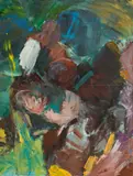 Andi Ehlers, Untitled, 1988, oil on canvas; unframed