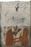 Gerhard Müller, o.T. (Konvolut aus 2 Arbeiten), 1994, Mischtechnik auf Karton; Mischtechnik auf Papier; ungerahmt