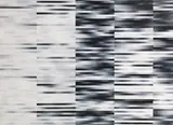 Esther Stocker, Untitled, 1999, oil on cotton; unframed