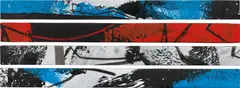 Hannes Mlenek, mixed lot of four art works, 2006, oil on canvas on wood; unframed