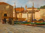 Tina Blau, Fischerhafen in Pirano