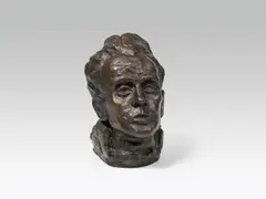 Selbstporträt by Egon Schiele, 1980, bronze, sold Dec 2017