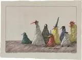 Paul Flora, Mysteriöse Figuren