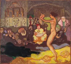 Artur Nikodem, Bauchtanz, 1917, oil on canvas