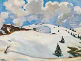 Wilhelm Thöny, 'Im Feld', 1917, oil on canvas