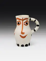 Four faces by Pablo Picasso, 1959, ceramics, glazed on the inside; ceramic, Madoura edition, sold Dec 2017