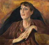 Albert Birkle, Wife of the architect Hirt, 1931, oil on canvas