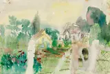 Kurt Moldovan, Untitled, 1962, watercolour on paper; framed