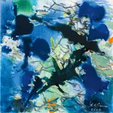 Clarisse S. Praun, Nighttime-Plant, 2002, oil on canvas; unframed