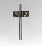 Loys Egg, Cross, 1974, wood, graphite, lead, dispersion paint, fabric