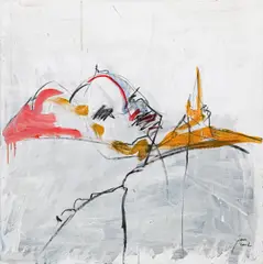 Herwig Zens, Untitled, 2002, mixed media on canvas; unframed