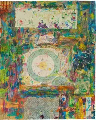 Nikolaus Moser, Untitled, 2007, mixed media, collage on paper; framed