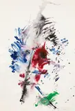 Otto Muehl, Untitled, 1985, watercolour on paper; unframed