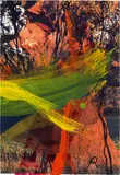 Dreamland by Arnulf Rainer, 1999/2000, mixed media on print; unframed, sold Dec 2017