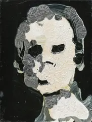 Christian Eisenberger, PS I (from the series "Cover Face Make Up"), 2008, acrylic on canvas; unframed