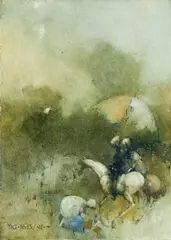 Jerzy Duda-Gracz, 1643/94 (from the series "Kosarzyska Village. Return of Her Ladyship"), 1994, mixed media on hardboard; framed