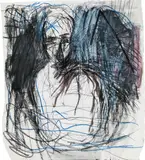 Otto Zitko, Untitled, 1984, mixed media on paper; framed