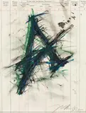 Othmar Zechyr, Untitled, 1985, mixed media on paper; unframed