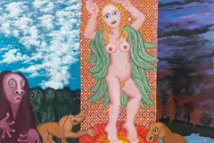 Robert Zeppel-Sperl, Bali, 2003, acrylic on canvas; unframed