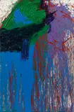 Hermann Nitsch, Untitled, 2010, mixed media on canvas; unframed