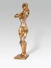 Oskar Höfinger, Folies Bergère "Golden Series, bronze, polished; edition: VII/VII