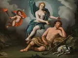Gennaro Basile, Selene and the sleeping Endymion (Diana and Endymion), 1756, oil on canvas