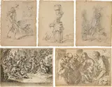 Mixed lot: prints (10 pieces) & drawings (5 pieces) by Artists of the 17th-19th century, offered Oct 2017