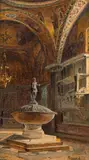 Antonietta Brandeis, Interior view of the baptistery of San Marco, Venice