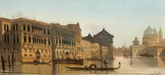 The Canal Grande in Venice by August von Siegen, oil on panel, sold Oct 2017