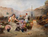Emil Barbarini, Flower Market Am Hof, Vienna