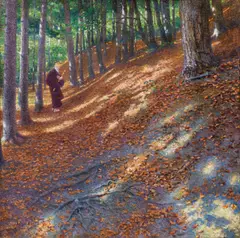 Maximilian Lenz, Autumn ("Herbst"), 1901, oil on canvas