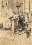 Olga Wisinger-Florian, At the sanatorium