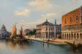 Karl Kaufmann, Venice, View of the Piazzetta and Santa Maria della Salute
