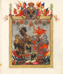 Karl Vi., Adelsdiplom für Johann Conrad Kramer