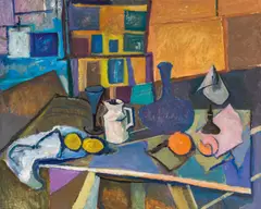 Herbert Boeckl, Still life I, 1957, oil on canvas