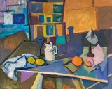 Herbert Boeckl, Still life I, 1957, oil on canvas