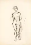 Herbert Boeckl, Standing female nude