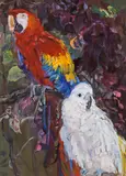 Carl Fahringer, Two parrots