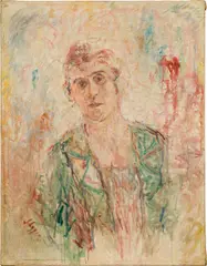 Jean ( Hans ) Egger, Portrait of Madame Clémenceau, 1925, oil on canvas