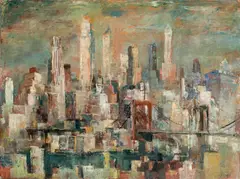 Otto Rudolf Schatz, East Side, New York, 1936, oil on canvas